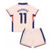 Chelsea Noni Madueke #11 Bortedraktsett Barn 2024-25 Kortermet (+ korte bukser)